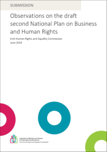 Observations on the draft second National Plan on Business and Human Rights