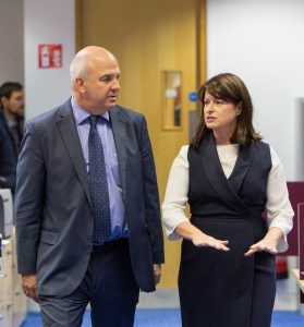 Emily Logan, Chief Commissioner of the Irish Human Rights and Equality Commission and Commission Members met today (Tuesday 22nd) with the Council of Europe’s Commissioner for Human Rights, Nils Muižnieks on the first day of his country monitoring mission to Ireland, where the issue of State recognition of Traveller ethnicity was key on the agenda.