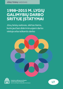 1998-2015 A Guide to the Employment Equality Acts - Lithuanian Cover Image