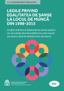 A Guide to the Employment Equality Acts1998-2015 Romanian Cover Image