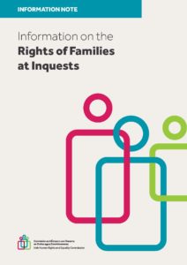 Information on the Rights of Families at Inquests web Cover