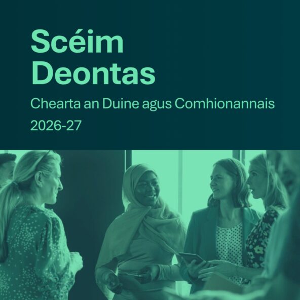 Diverse women talking