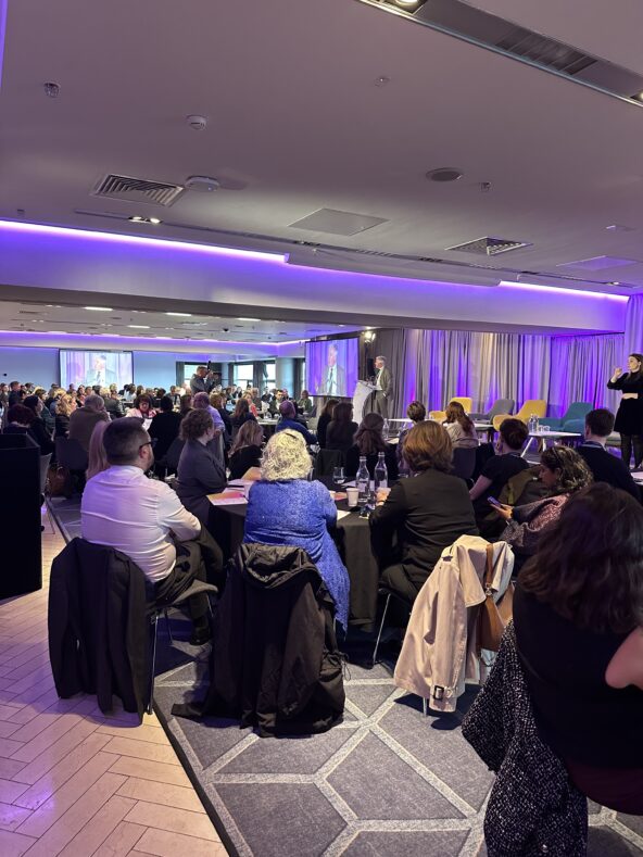 People sitting at the IHREC's conference